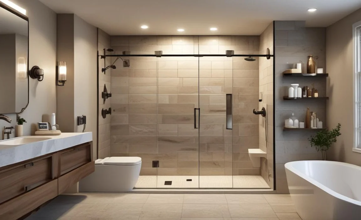 upgrading builder grade shower fixtures without going behind the wall