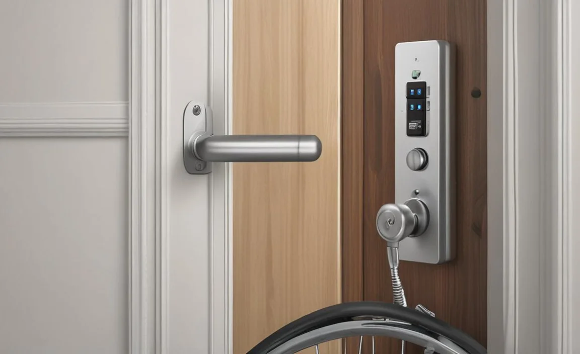 voice controlled door locks for wheelchair users