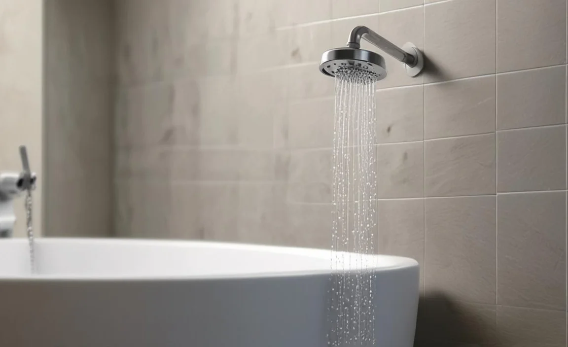 water comes out of shower head and tub spout at the same time