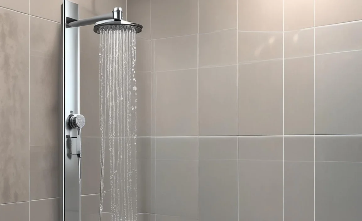 water leaking from behind shower faceplate