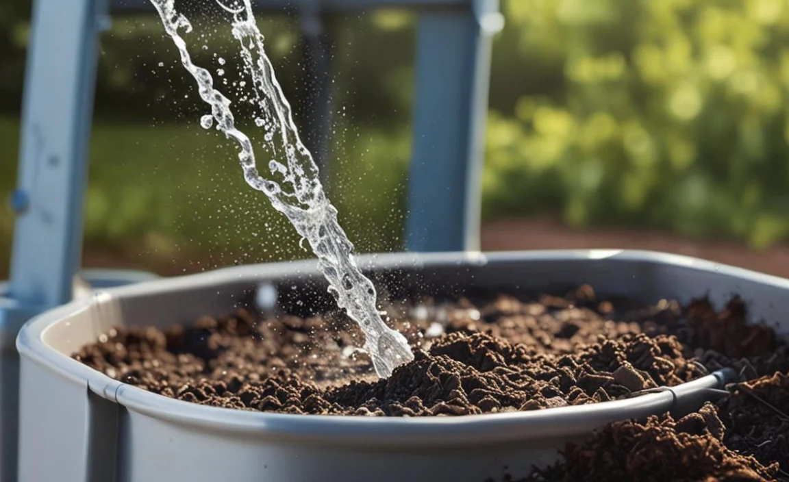 Watering Your Compost Bin