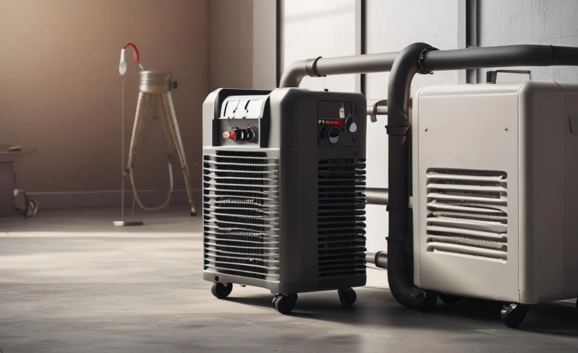 what happens if you lay an upright air compressor on its side