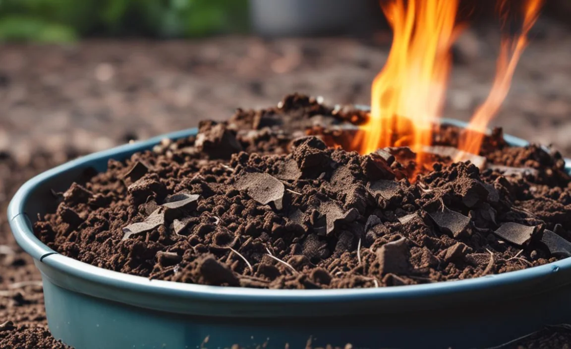 what happens when compost gets too hot and catches fire