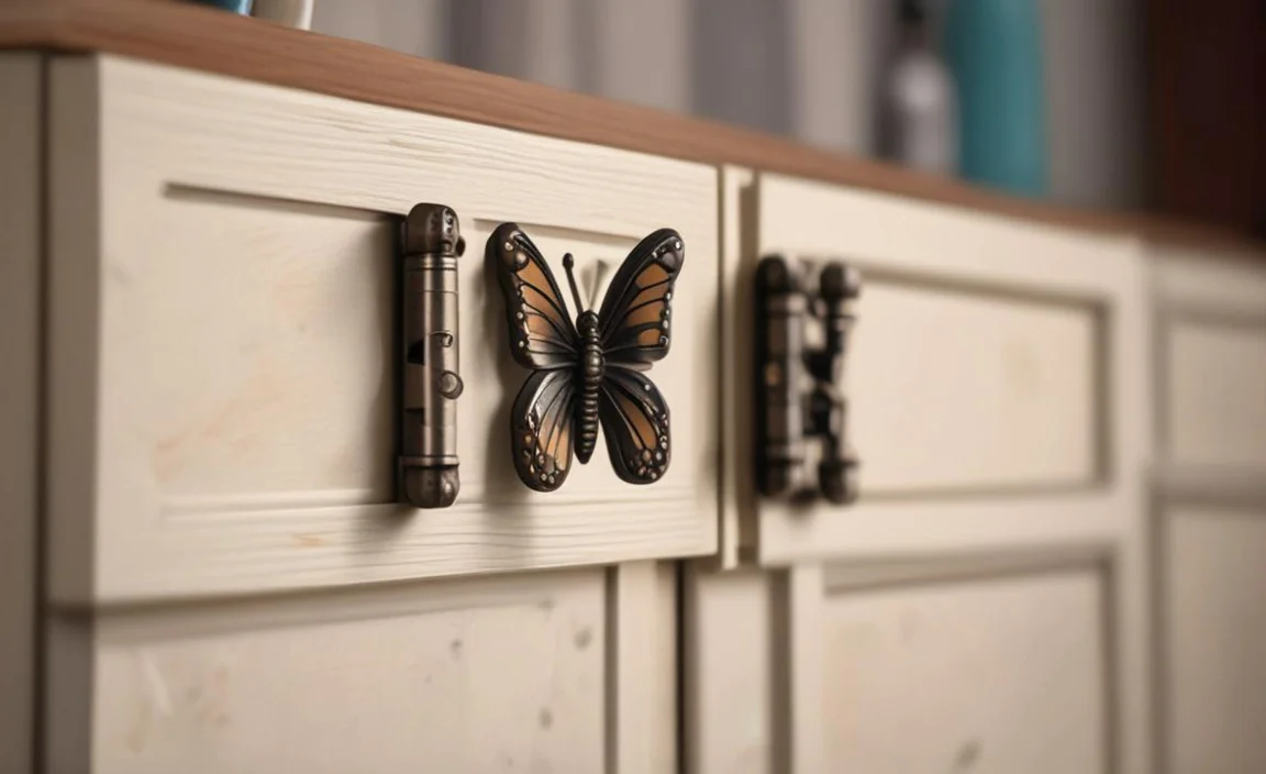 what is a butterfly hinge for vintage cabinets