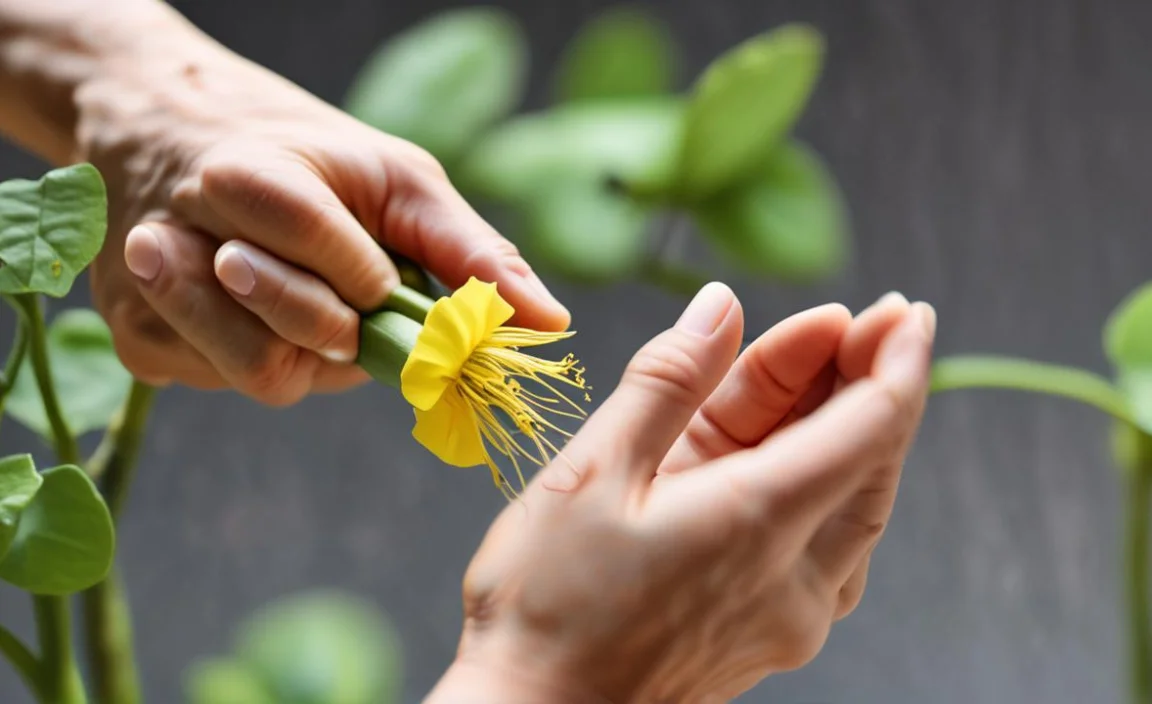 What Is Hand Pollinating Squash Flowers?