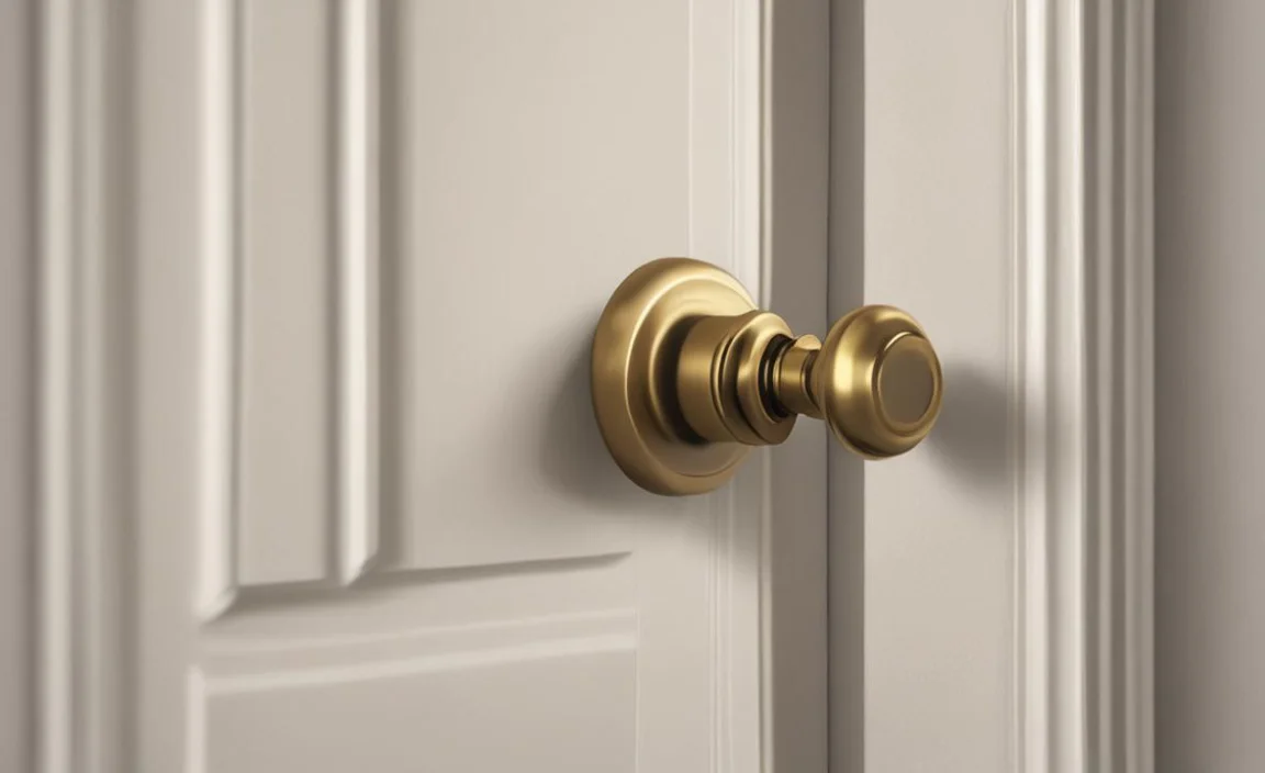 Why Does the Dummy Door Knob Keep Falling Off?