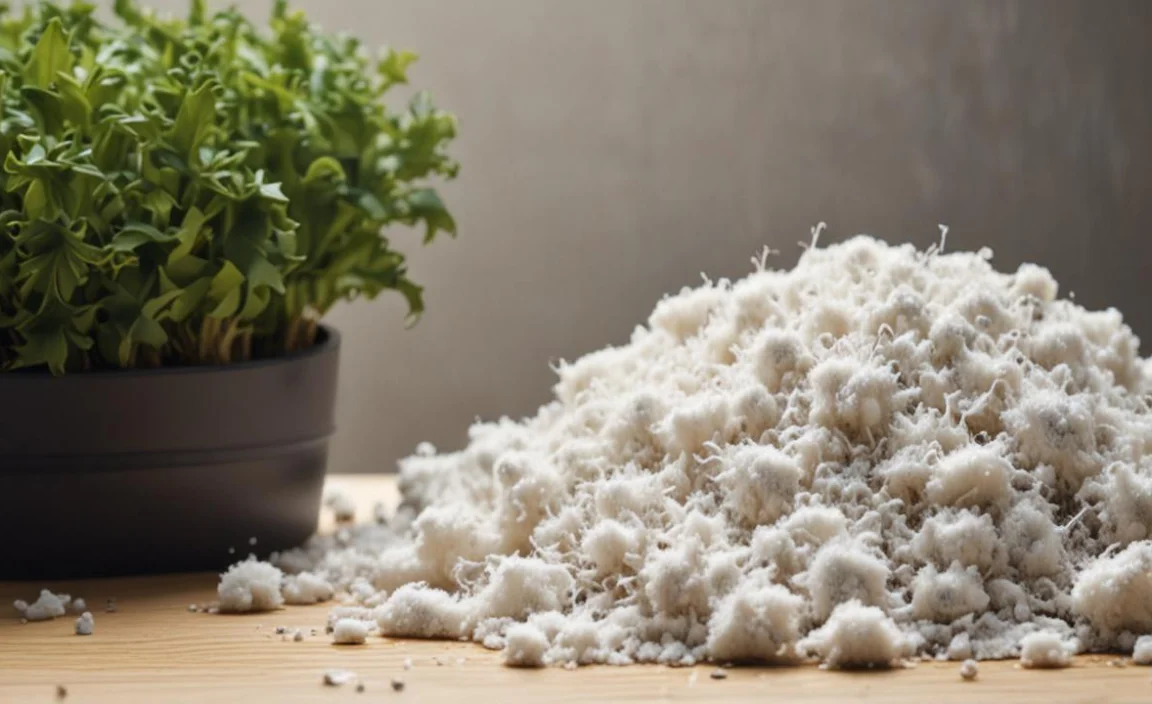 why is my compost molding white fuzz
