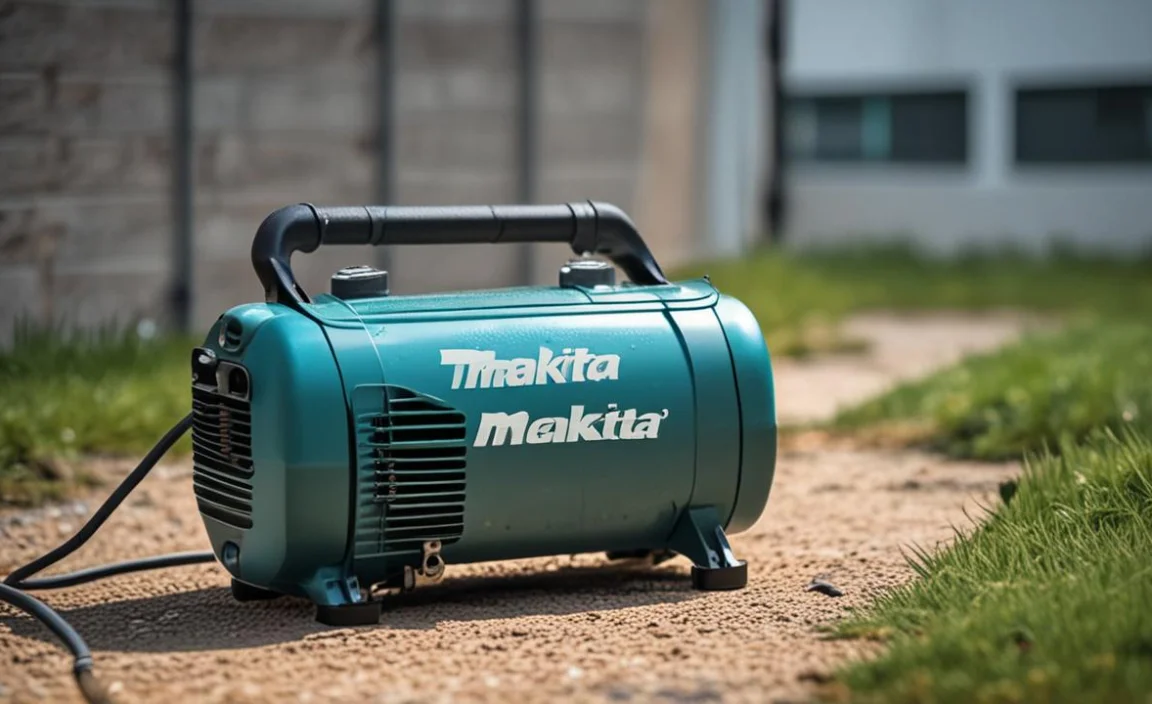 1. Makita MAC2400 “Big Bore” 2.5 HP, 4.2 CFM Air Compressor