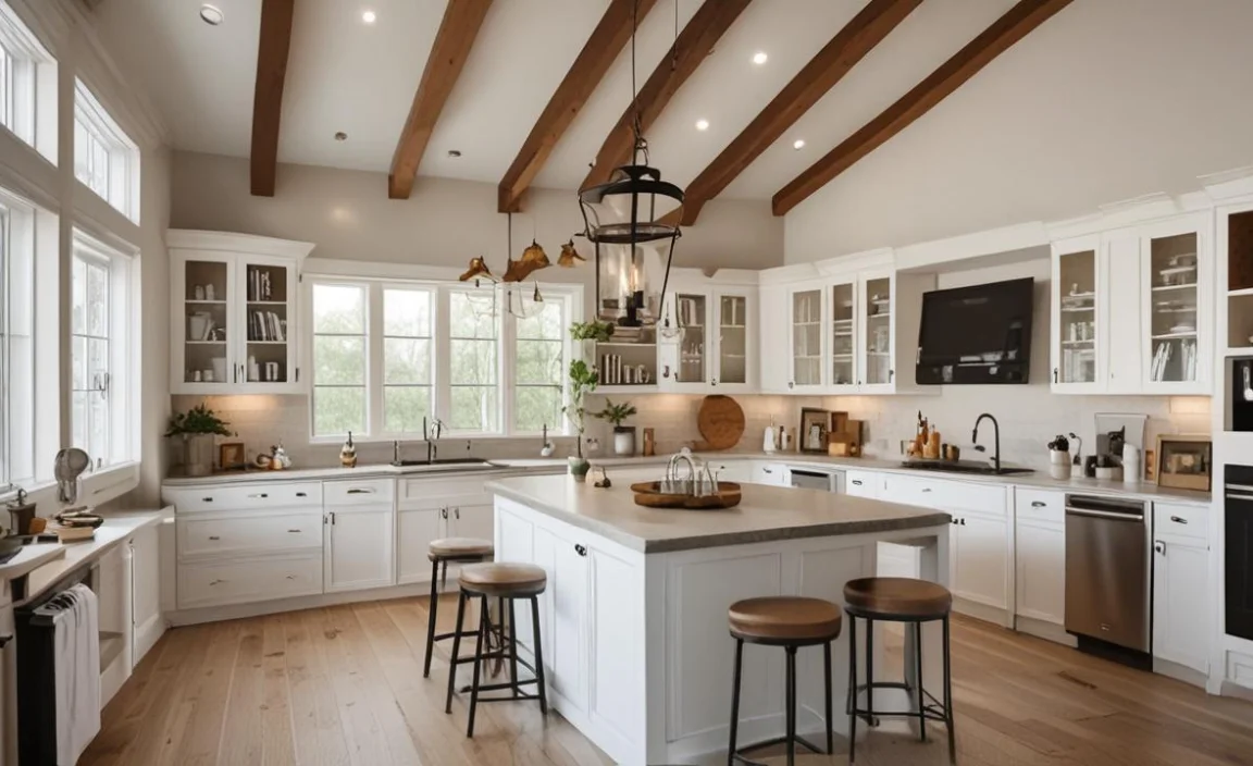 1. Paint Or Stain The Walls And Ceiling