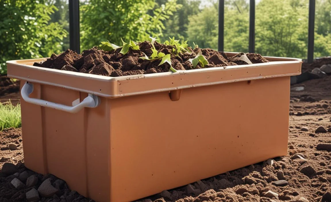 1. The Simple Compost Bin (The Classic Choice)