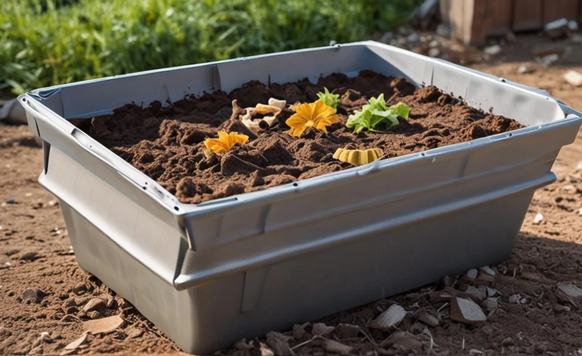 11.The Compost Attracts Unwanted Animals