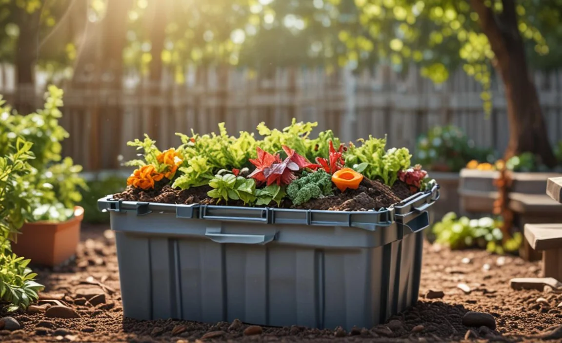 1.Select A Compost Bin Or Area