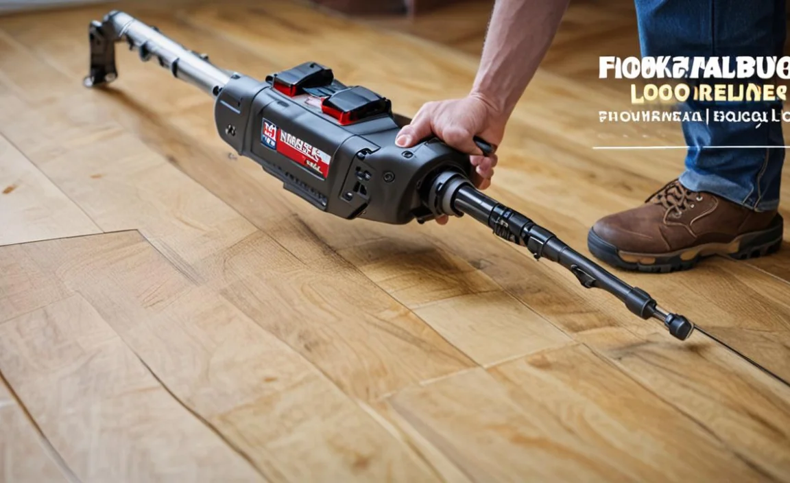 2. Banks 2-In-1 Hardwood Flooring Air Nailer Stapler