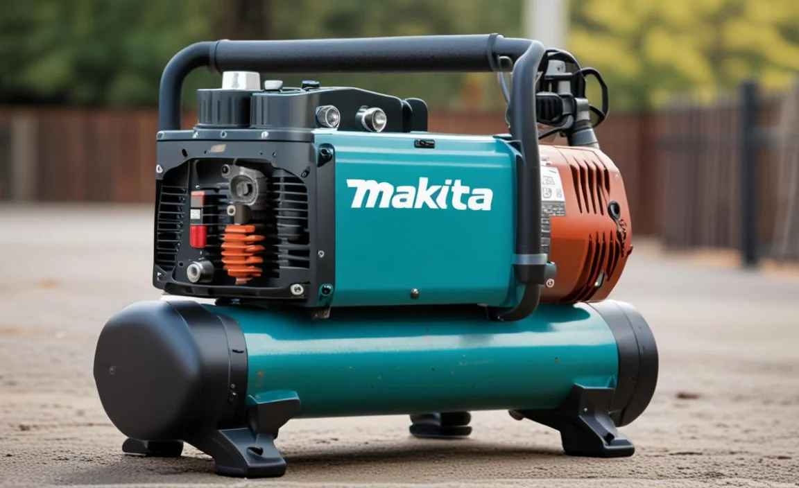 2. Makita MAC700 Big Bore 2.0 HP, 3.8 CFM Air Compressor