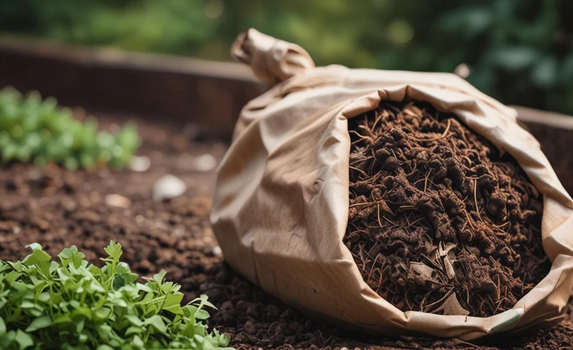 2. Reinforced Plastic/PVC Compost Bags