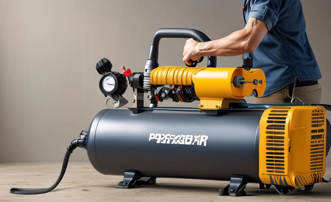 3. Adjusting The Air Compressor Pressure