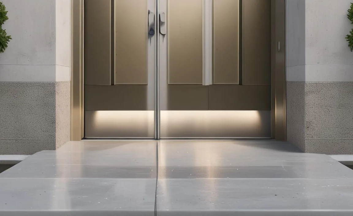 3: Attach the Threshold to the Concrete
