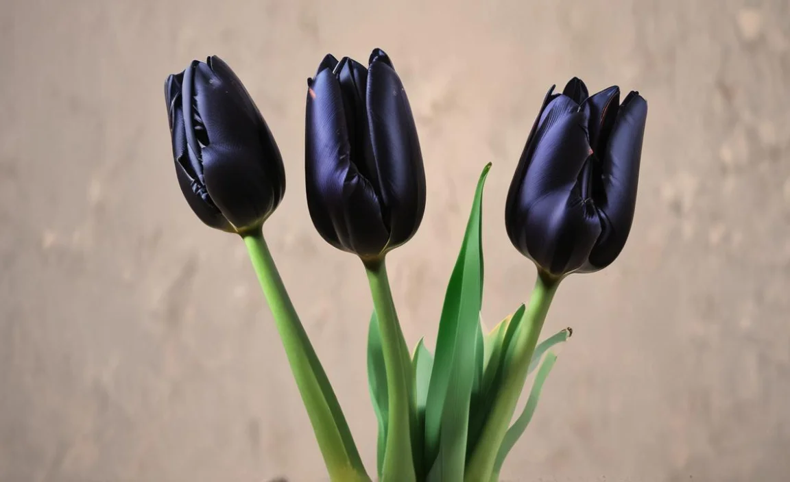 3. Do black tulips need full sun?