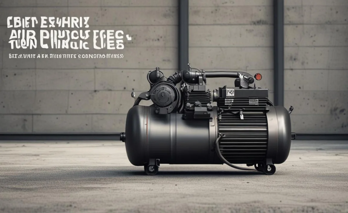 3. Larger Electric Air Compressors (Stationary/Wheelbarrow Style)