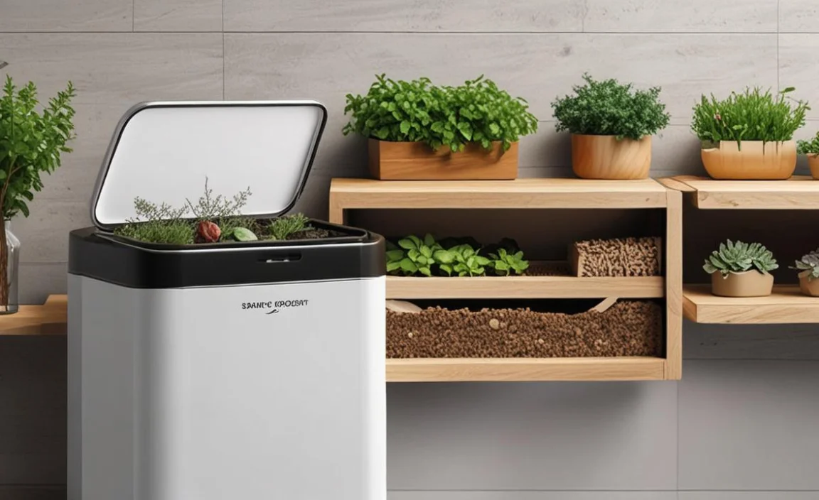 3. Smart Static Compost Bins (with Enhanced Features)