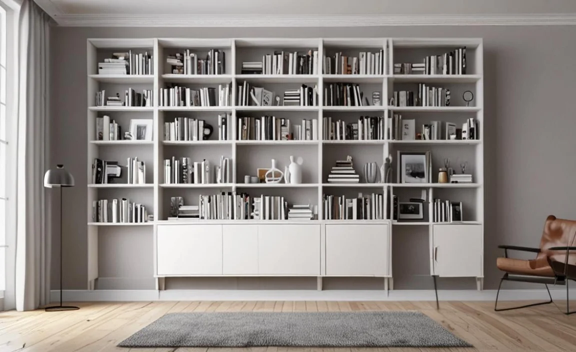 4. Adding Trim To The Bookshelf Sides