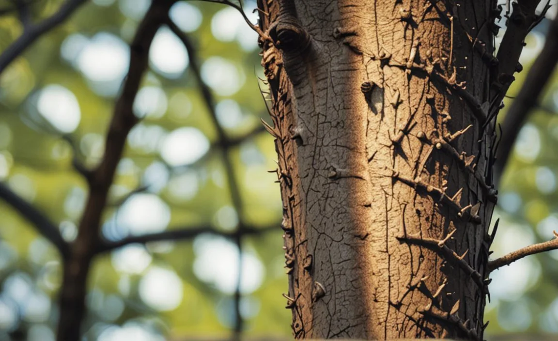 4. Attach Spike To The Tree Trunk