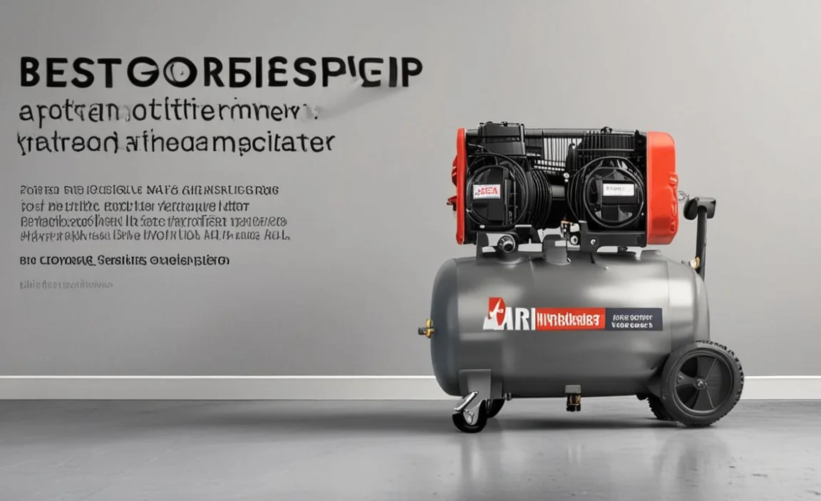 4. Campbell Hausfeld FP201000 8 Gallon 4.0 Peak HP Electric Portable Air Compressor