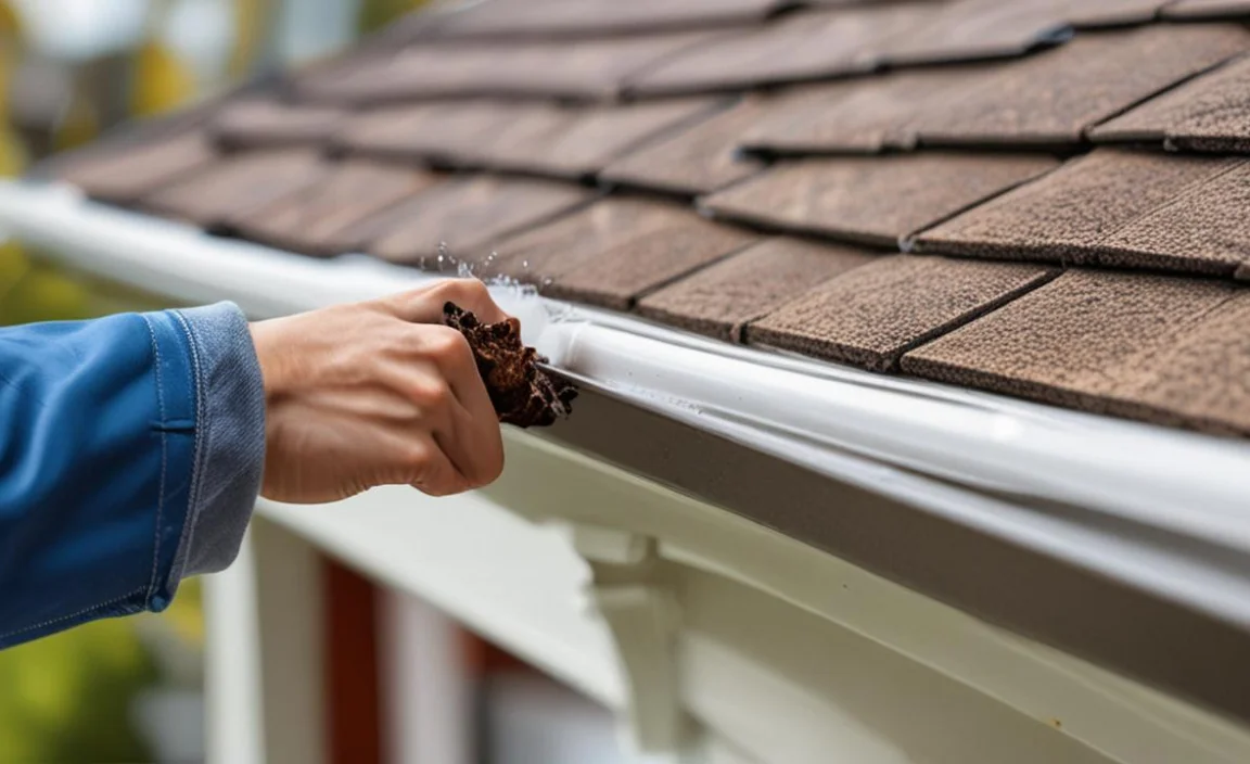 4. Cleaning Gutters From The Ground