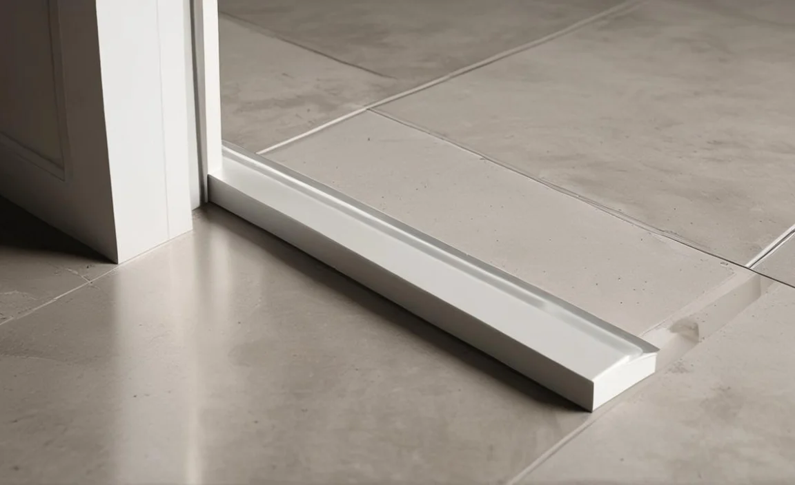4. Ensure The Existing Threshold Is Securely Fastened