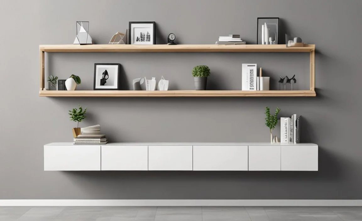 4. Hang Shelves