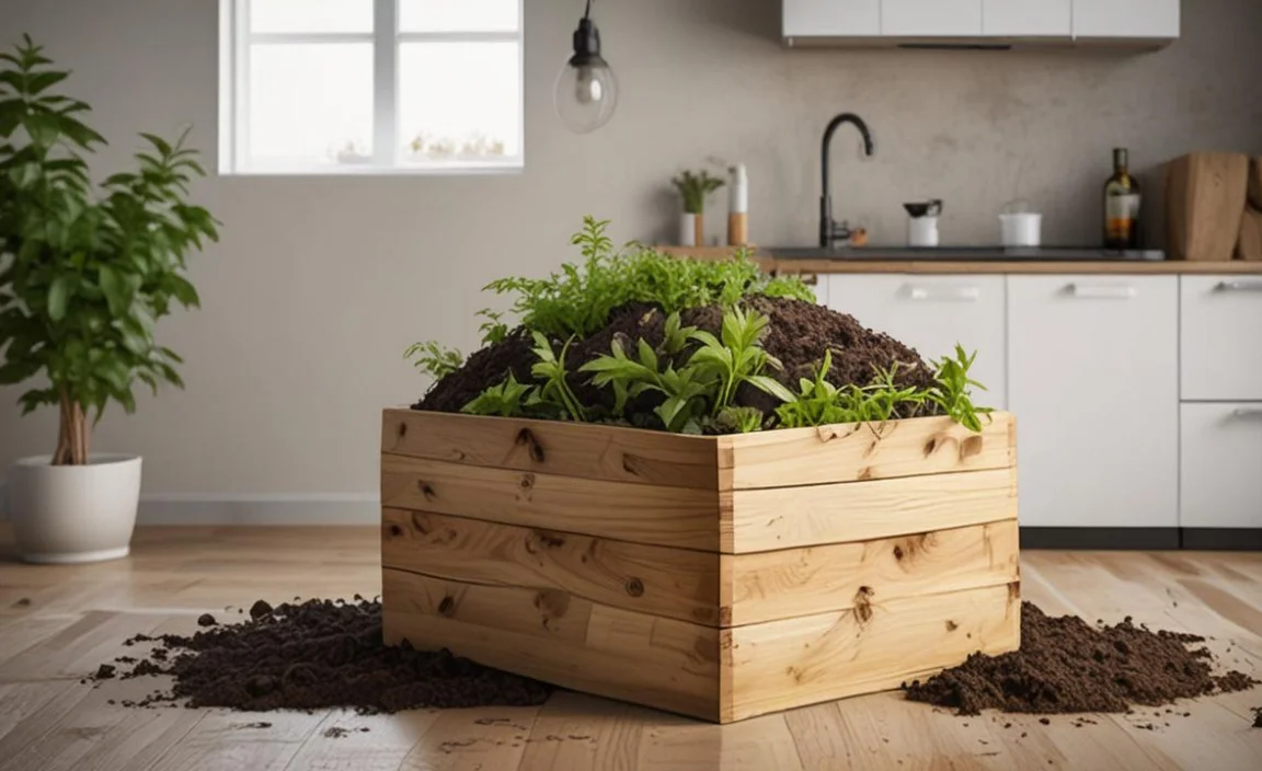4. Small-Scale Traditional Composting (Balcony or Designated Indoor Bin)
