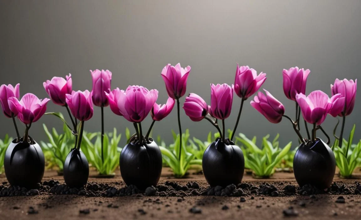 4. What soil do black tulips prefer?