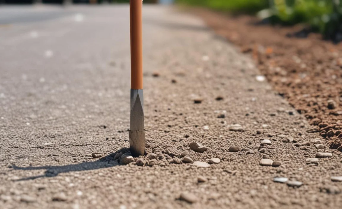 4.Use A Chisel Or Crowbar To Pry Off The Post From Its Foundation Bolts
