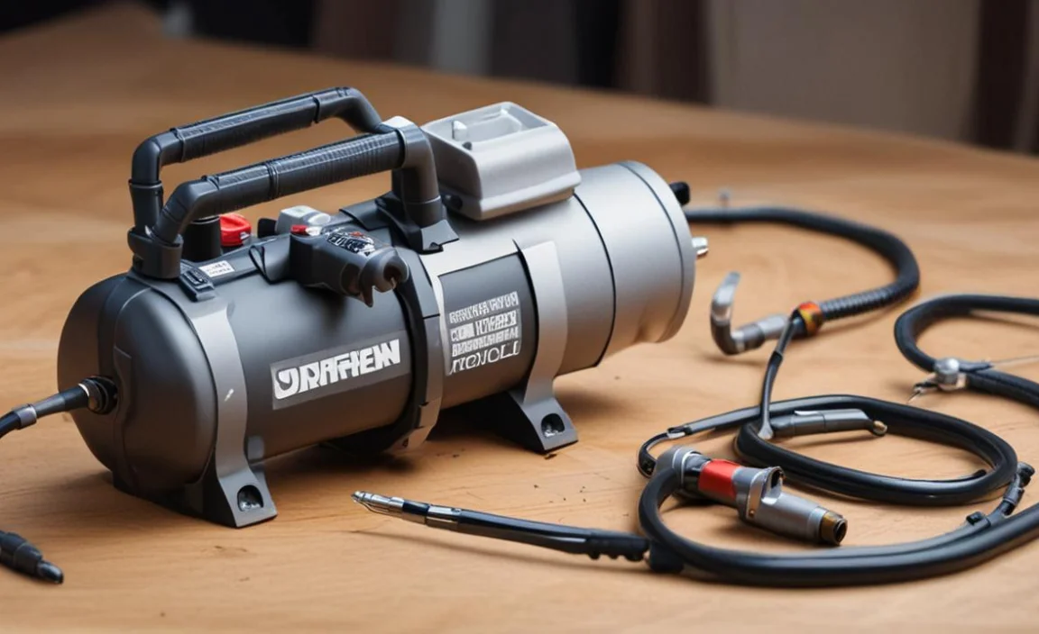 5. Attach The Air Hose To The Compressor