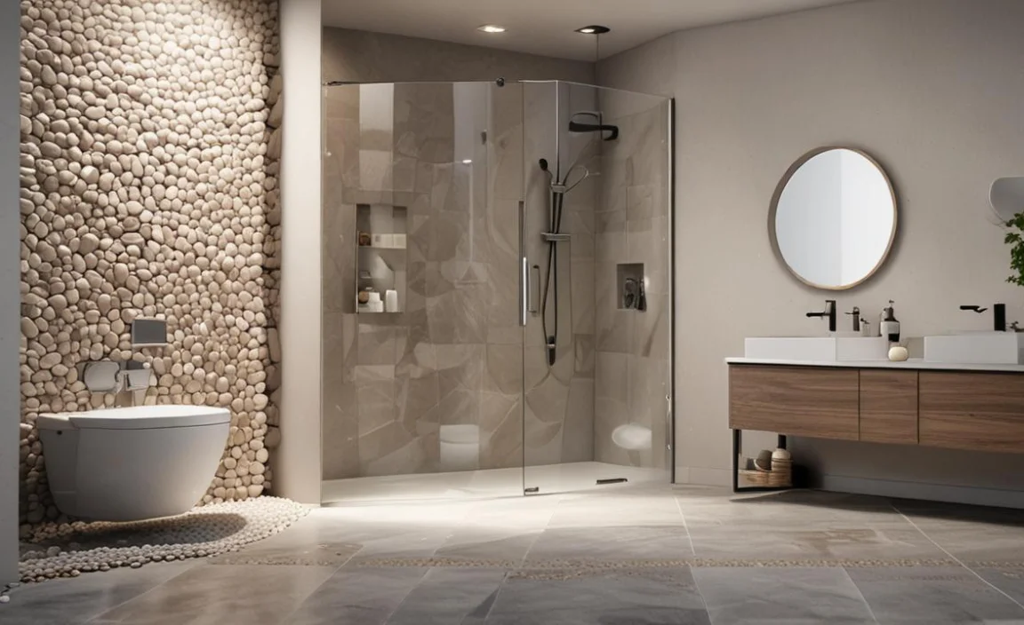 5.Applying The Pebble Tile Adhesive