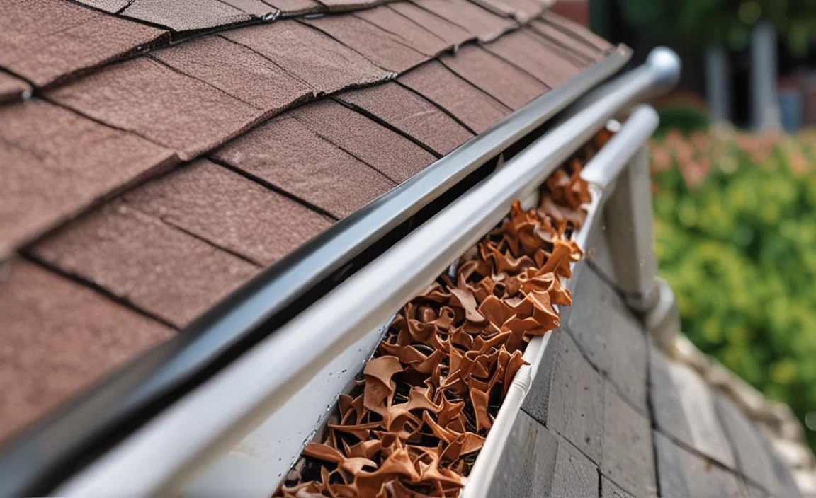 6. Removing Gunk From Gutters