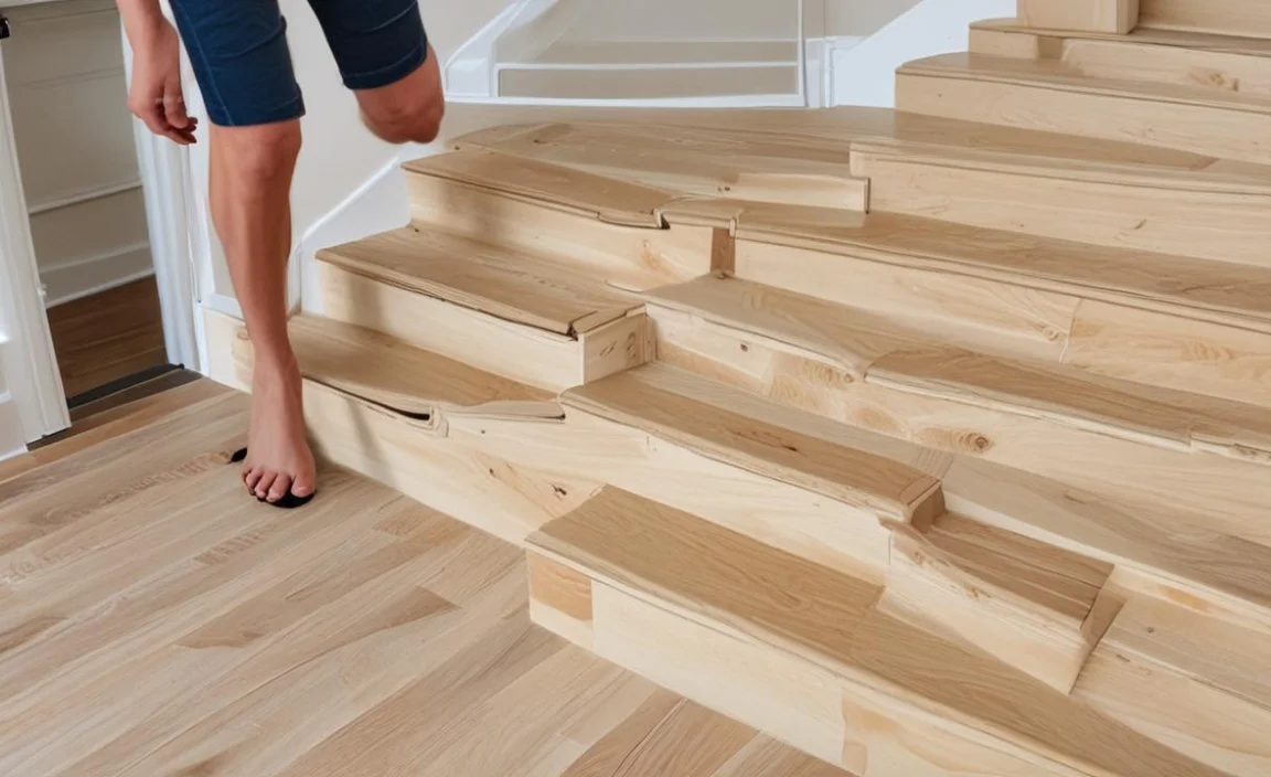 7.Glue Tread, Riser, And Nosing
