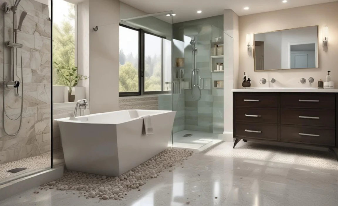 8.Filling In The Gaps Between Pebble Tiles
