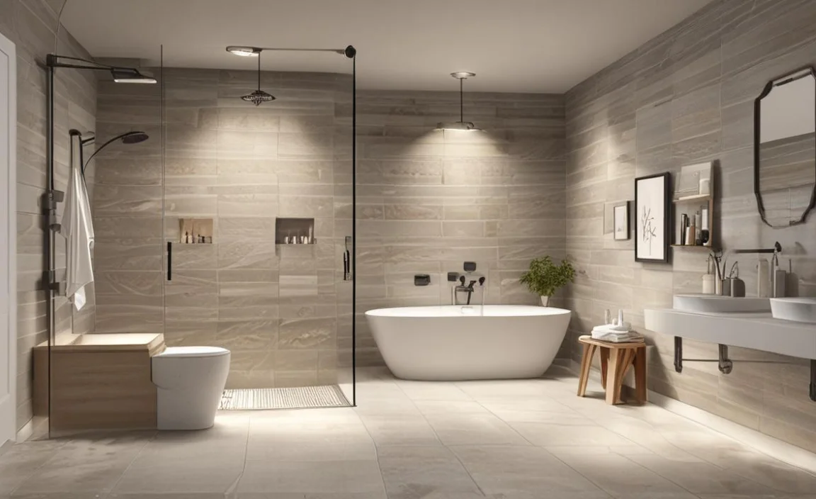 9.Sealing The Pebble Shower Floor