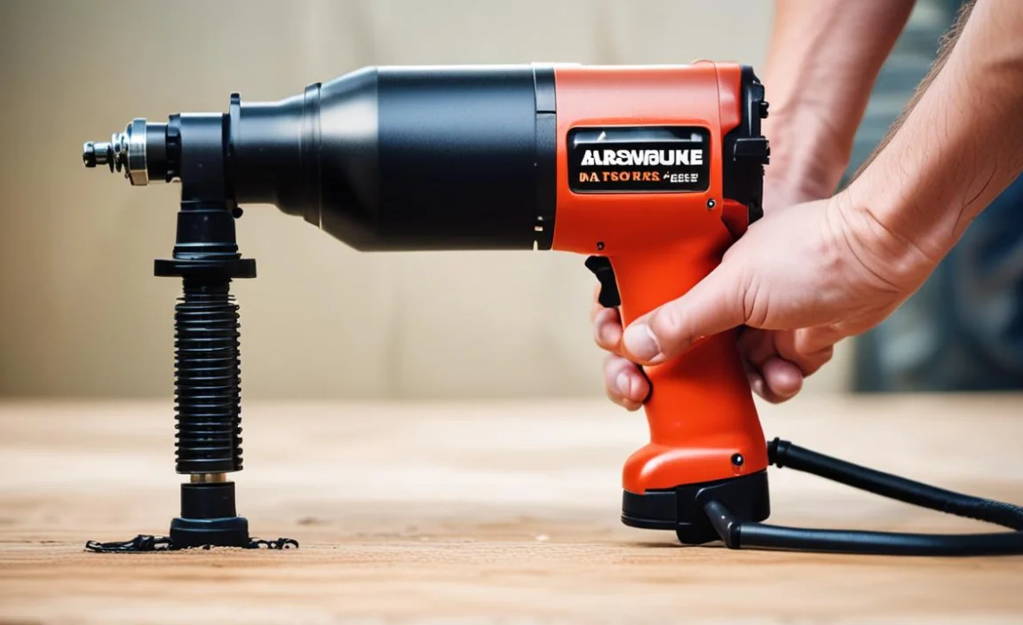 Attaching The Hose To The Wrench