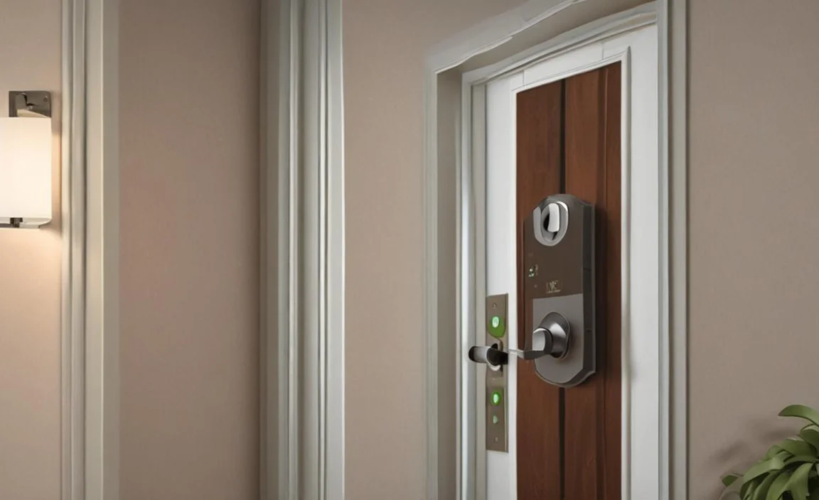 Automating Door Lock to Turn on Entryway Lights