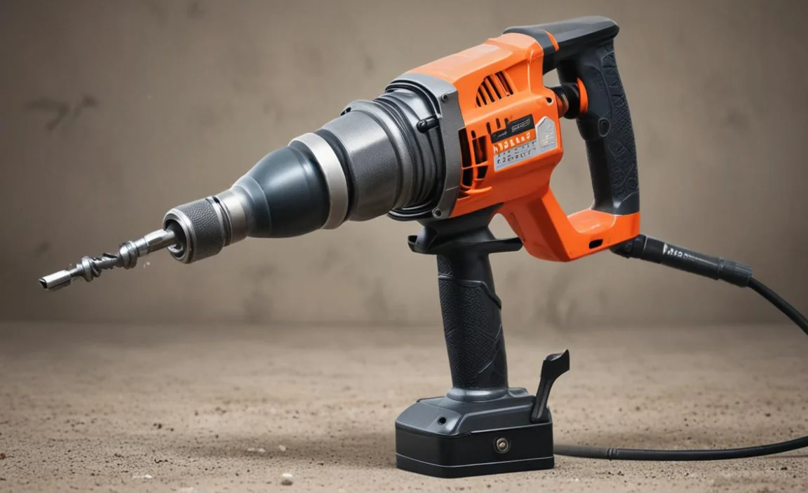 Begin By Testing The Demolition Hammer On A Small Area