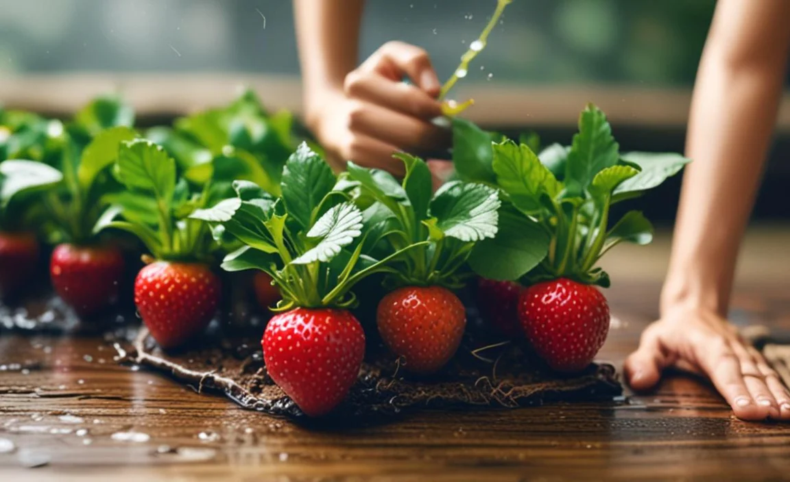 Benefits Of Strawberry Runners Rooting In Water