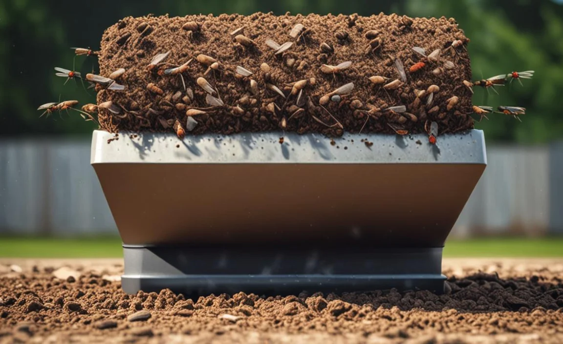 Can flies in my compost tumbler harm my plants?