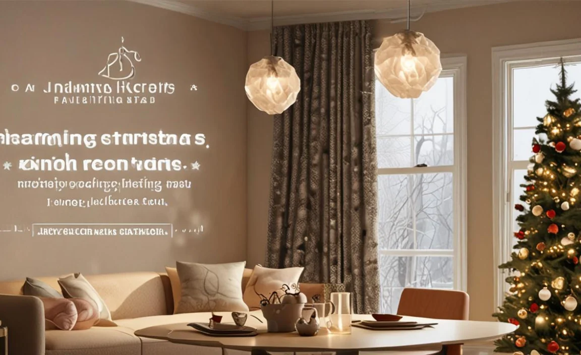 Charming Christmas Decorating Ideas For Pendant Lights