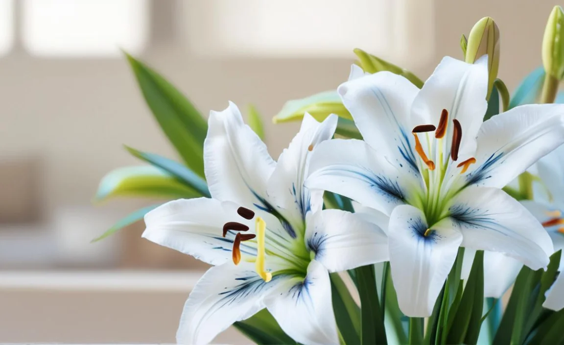 Color And Intensity Of The Flowers
