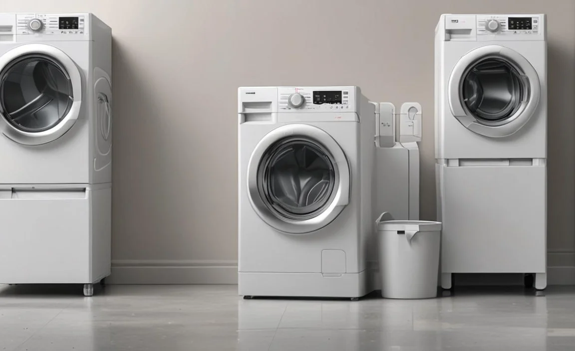 Comfee Portable Washing Machine, 0.9 cu.ft Compact Washer With LED Display, 5 Wash Cycles, 2 Built-in Rollers, Space Saving Full-Automatic Washer