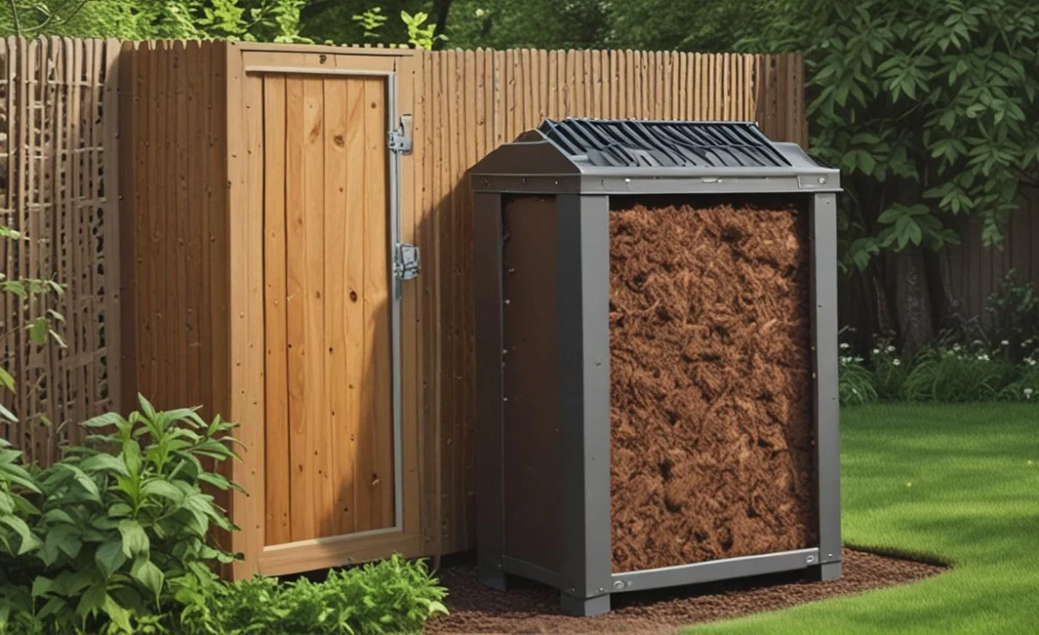 Composting Bin From Old Tires