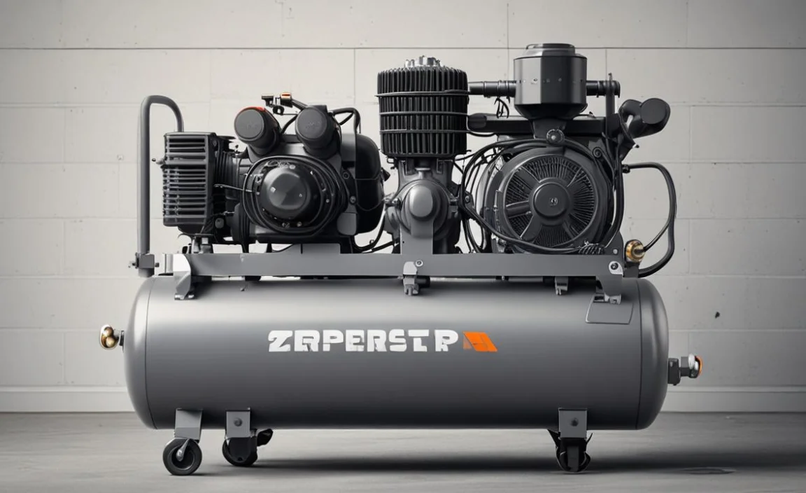 Connect The Air Hose To The Air Compressor