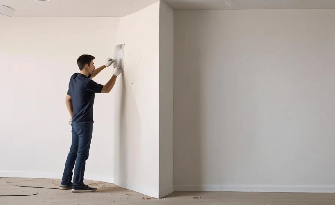 Cutting And Fitting The Drywall Patch